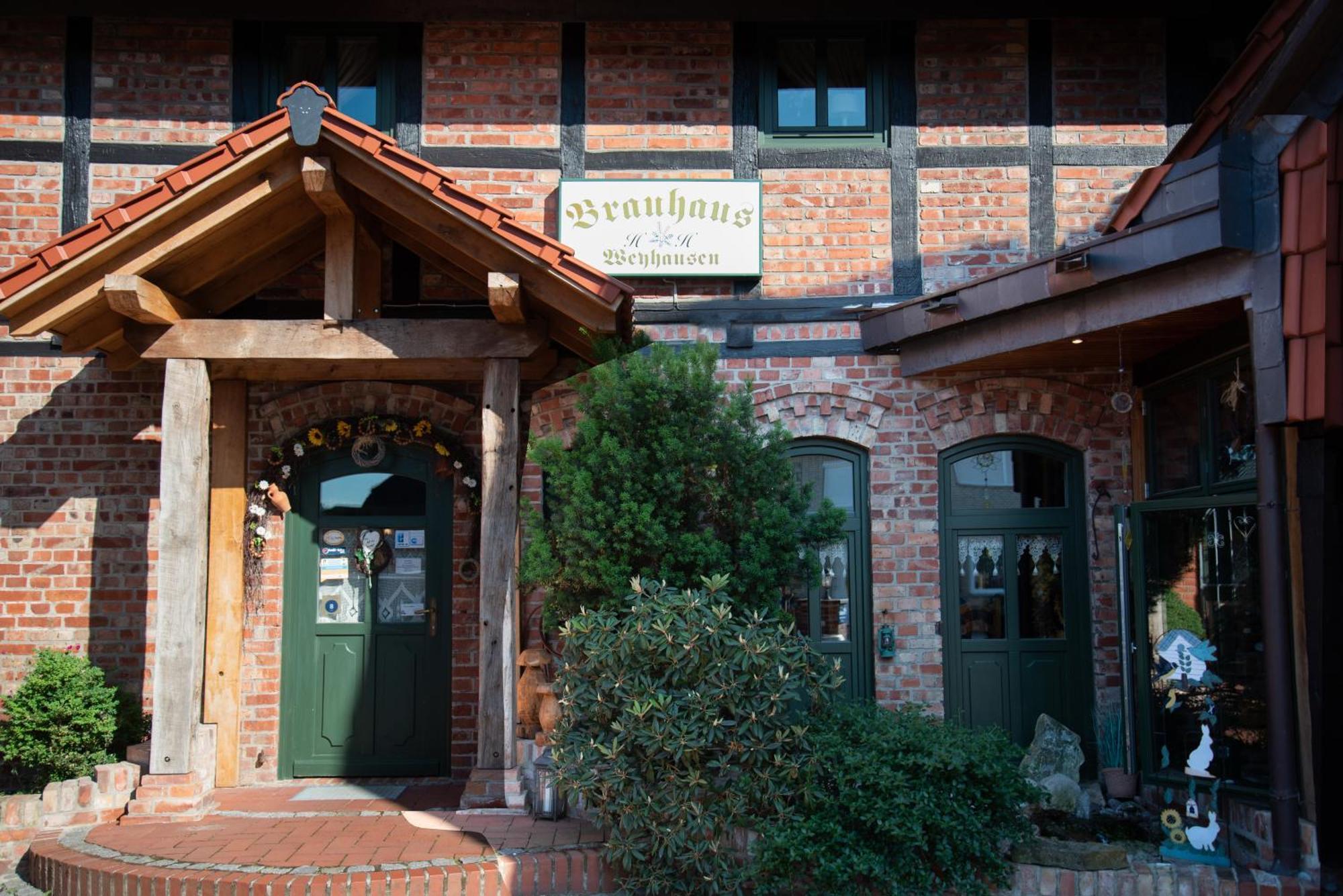 Mahlzeit - Hotel Brauhaus Weyhausen - Keramikstudio Buitenkant foto